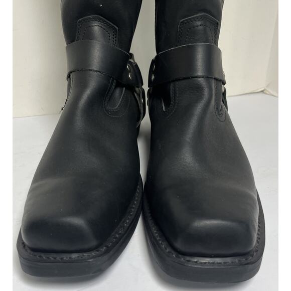 Cody James Harness Boots Black Leather Biker Motorcycle Men’s Size 15 main image 8